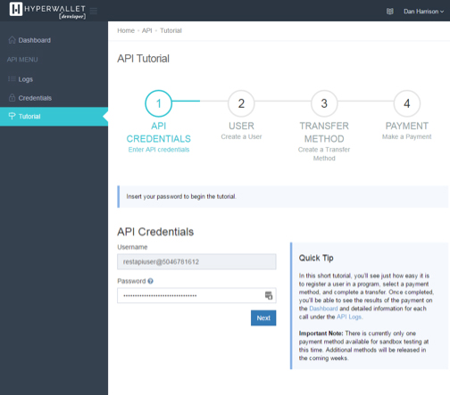 Hyperwallet API Tutorial